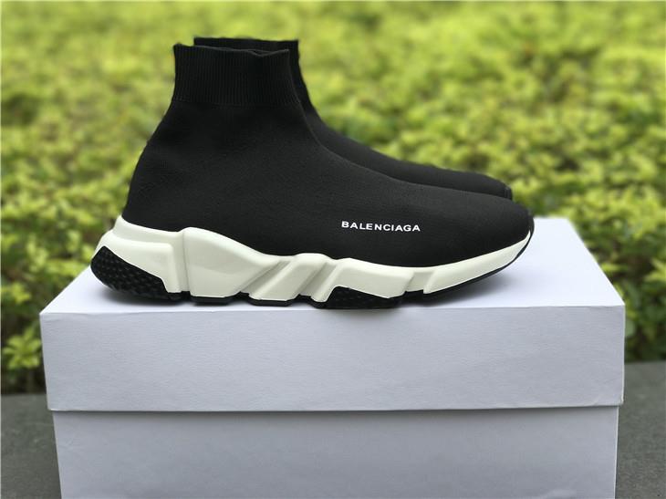 balenciaga triple white speed trainer