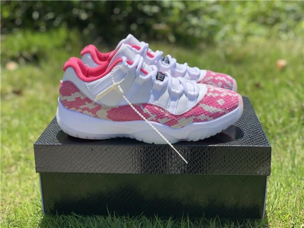 WMNS Air Jordan 11 Retro Low "Pink Snakeskin" AH7860-106 (AJ-1021)