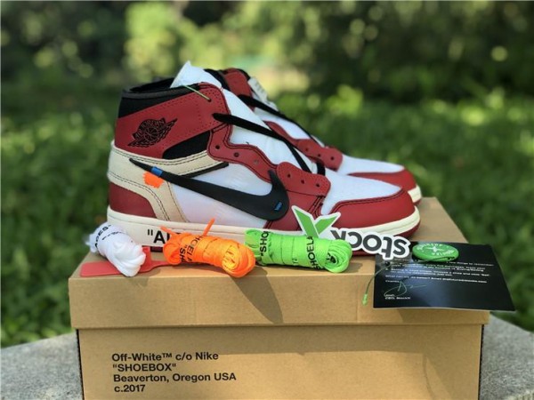 OFF-WHITE X Air Jordan 1 Retro High "The 10" AA3834-101