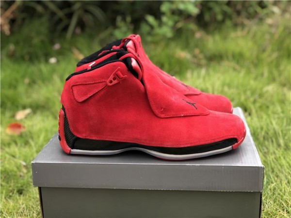 Air Jordan 18 Retro Toro "Red Suede" AA2494-601 (AJ-0523)