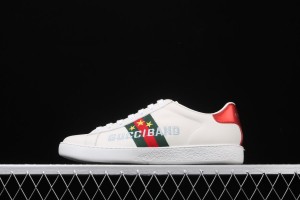Gucci Ace Low-Top Sneaker White with Gucci Band and Stars