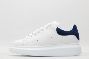 Alexander McQueen Oversized Sneaker White Paris Blue Suede