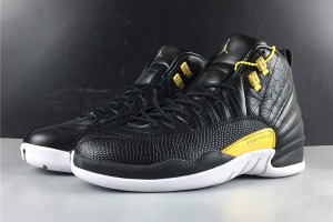 Air Jordan 12 Retro 'Reptile' Black/Metallic Gold-White AO6068-007