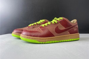 Nike Dunk Low 1-Piece Laser Varsity Red Chartreuse 311611-661