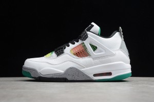 Air Jordan 4 Retro Lucid Green Rasta AQ9129-100