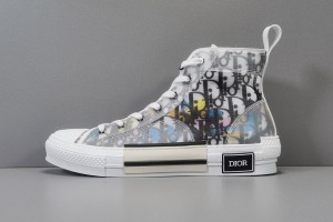 Dior B23 High Top Alex Foxton Oblique Sneaker 3SH118YTH_H562