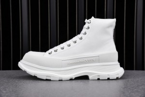 Alexander McQueen Tread Slick Boot Triple White