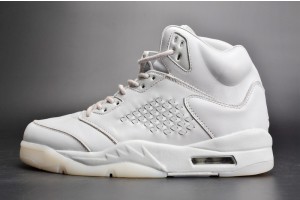 Air Jordan 5 Premium "Pure Platinum" White 881432-003