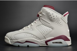 Air Jordan 6 Retro "Maroon" White 384664-116