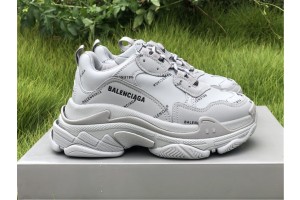 Balenciaga Allover Logo Triple S Grey/Black