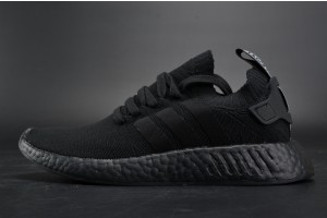 Adidas NMD_R2 Primeknit "Triple Black" BY9525