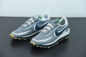 CLOT x Sacai x Nike LDWaffle "Cool Grey" DH3114-001