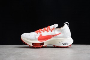 Off-White x Nike Air Zoom Tempo Next% "White" Red CV0697-100