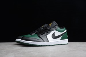 Air Jordan 1 Low Green Toe 553558-371