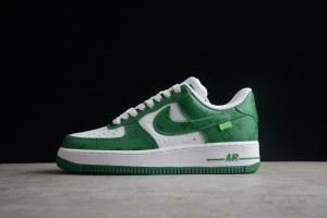 LV x Nike Air Force 1 Low Green/White