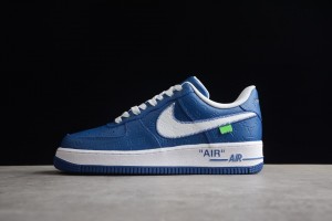LV x Nike Air Force 1 Low Blue