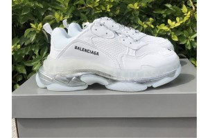 Balenciaga Triple S Clear Sole White Iridescent