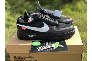 OFF-WHITE X Nike Air Force 1 Black AO4606-001