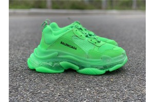 Balenciaga Triple S Clear Sole "Neon Green" (BAL0047)