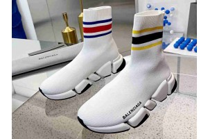 Balenciaga Speed 2.0 Sneaker White with Stripe